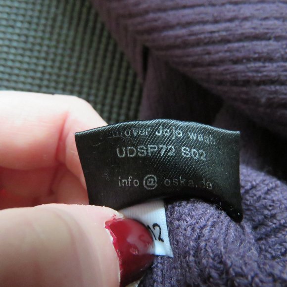 Elegant Plum Turtleneck Sweater - Picture 12 of 15